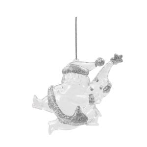 Украшение новогоднее Дед Мороз, L8 W1 H14 см