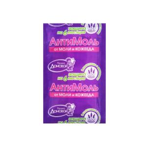 Пластина от моли Антимоль Домовой Прошка Лаванда(крючок)-150 ДК