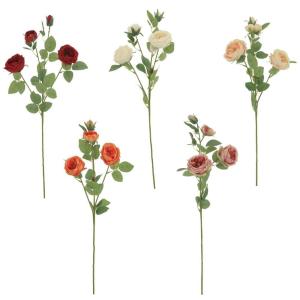 Цветок искусственный Ранункулюс, L21 W11 H71 см, 5в.