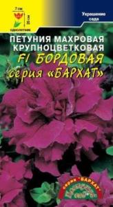 Петуния Бархат Бордовая F1 махр. Цвет.сад.