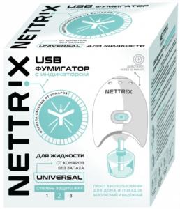 Электрофумигатор д/жидкости универсальный Неттрикс с USB 1/80 ТЭ