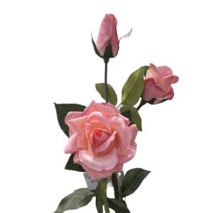 Искусственные цветы Роза из силикона Н85см