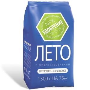 Летнее 1,5кг мин.удобрение Агроуспех 5-10