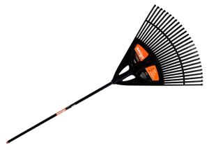 Грабли веерные пластин. 27 зуб. ПЛАСТМАССОВЫЕ 65х55см с-ч мет. AMIGO