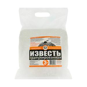 Известь  3кг негашенная гран 10/10/350 СТС