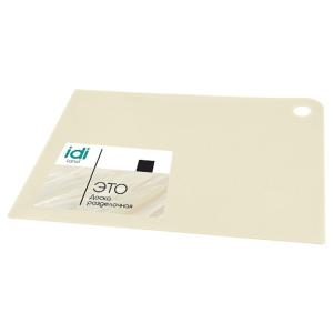 Доска разделочная 345х245х2мм Asti прямоуг. св-беж-8 