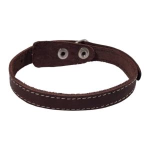 Ошейник кожаный 25см 1/1/Амма