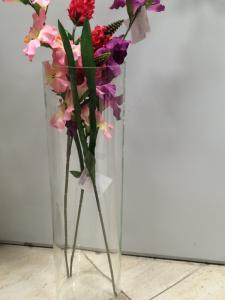 Ваза  прозр.(высокая) Ника H700  D200  стекл НОВИНКА Ваза  прозр.(высокая) Ника H700  D200  стекл НОВИНКА