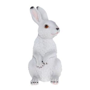 Заяц полевой белый L16 W18 H35 см