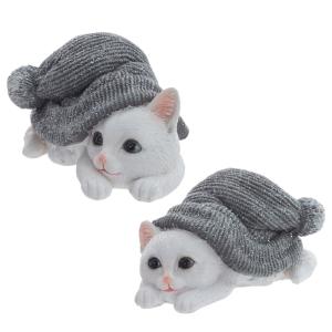 Фигурка декоративная Котенок, L14 W9,5 H7,5 см, 2в.