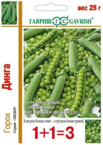 Горох Динга серия 1+1-25г -ранн,лущильн- Гавриш Горох Динга серия 1+1-25г -ранн,лущильн- Гавриш