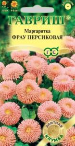 Маргаритка Фрау Персиковая 4шт 15см Дв (Гавриш)