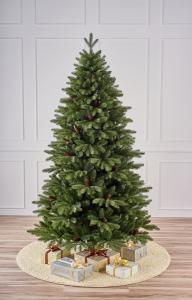 Ель искусственная Московская 180 см литые веточки + пленка ПВХ