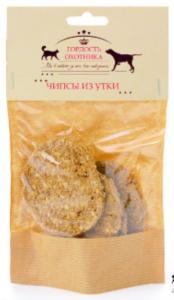 Лакомстава д/собак Чипсы из утки 60г 4шт ГО