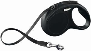 Рулетка поводок  Flexi New Classic L 5м до 50кг ремень черный