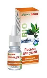 Лосьон д/ушей очищающий и дезодорирующий DELIX NATURA BIO