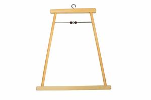 Дарэленд Качели для попугая деревянные большие с бусами 170*8*h195 мм.