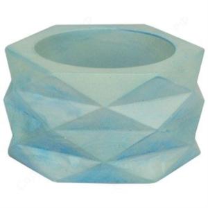 Горшок Ромбы 0,15л голубой