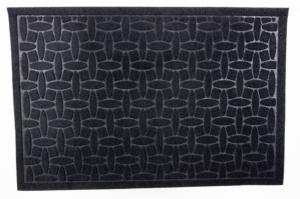 Коврик придверный влаговпитывающий 40х60см Лондон черн 