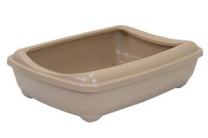 Туалет ZooM 50*38*13см глубокий большой бежевый