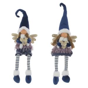 Игрушка набивная Ангел  L18 W8 H40 см, 2в.