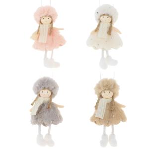 Декор подвесной Девочка L9 W5 H14 см, 4в.