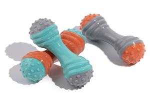 Игрушка резин Гантель 12,5*4см цвет в ассорт. арт.2024-2183