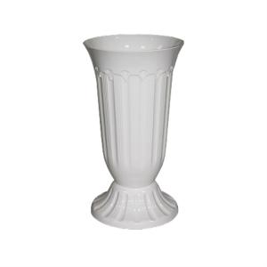 Вазон под срезку Флавия 12л белый d27 h52см