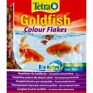Корм для рыб Tetra Goldfish Colour хлопья  пакет 12г