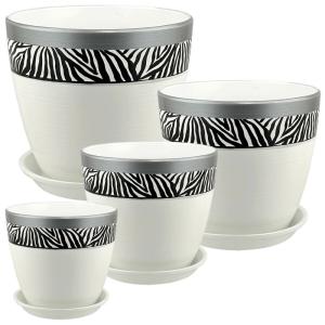 Бутон Роспись (180)  к-т из 4-х 1л, 2л, 3,8л, 5,4л    