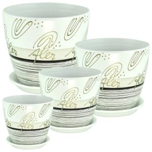 Бутон ФЛЕР полоски  к-т из 4-х 1л, 2л, 3,8л, 5,4л