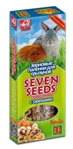 Лакомство д-грызунов SEVEN SEENDS (Семь семян) палочки с орехом 3шт(90г)-22