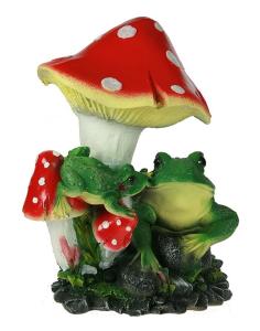 Две лягушки под грибом Н37 см