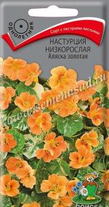 Настурция Аляска Золотая низкорослая 1г (Поиск)