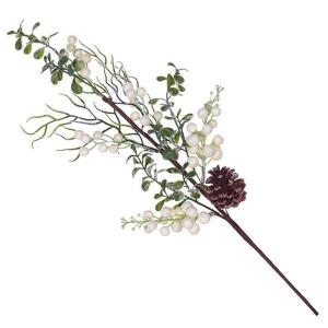 Ветка-декор новогодний H62 см