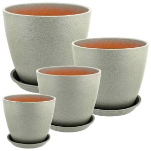 Бутон Мультиколор(105) к-т из 4-х 1л, 2л, 3,8л, 5,4л  серый