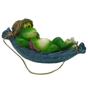 Лягушка в гамаке (навесная) L30 W13 H14.5 см