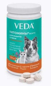 Витамины д/животных Фитомины форте для защиты печени 100 гр ВЕДА