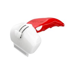 Расческа-триммер FOOLEE Easee Dog Medium для собак и кошек средних пород,c 2 комп.греб.6,5см красный