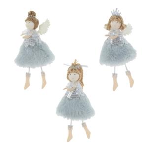 Декор подвесной Ангел, L7 W4 H19 см, 4в.