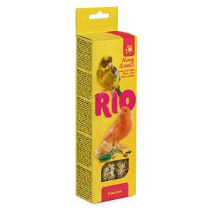 RIO Палочки для канареек с медом и полезными семенами, 2х40 г
