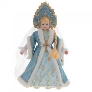 Снегурочка с ёмкостью д-подарков, L27 W27 H53 см