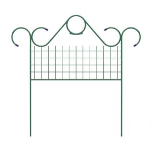Заборчик МЕТАЛЛ "Садово-парковый" (5 секций) 4,5м*0,77м/1 Л-С