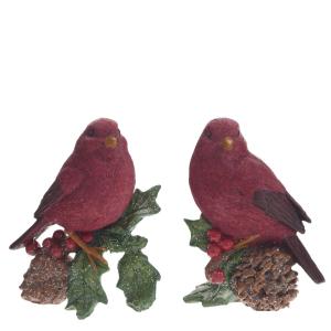 Фигурка декоративная Птичка, L11 W7 H13,5 см, 2в.