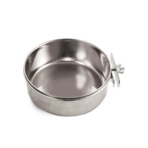 Triol Миска для животных металлическая с креплением 