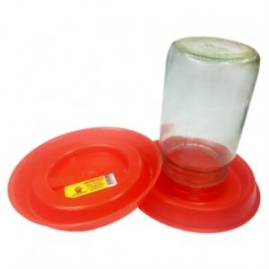 Поилка схж ДОБРОЖИЛ для цыплят под банку с защелкой-60шт Поилка схж ДОБРОЖИЛ для цыплят под банку с защелкой-60шт