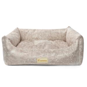 Gamma Лежанка для животных прямоугольная «Искра» S, бежевая, 420*400*150мм