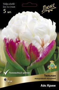 Тюльпан Махровый поздний Айс Крим 11-12-К 5шт Тюльпан Махровый поздний Айс Крим 11-12-К 5шт
