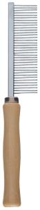         Расческа с деревянной ручкой Средней частоты 18х3см