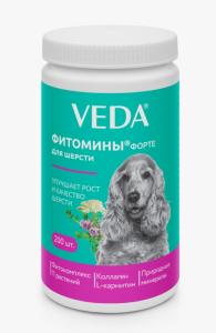 Витамины д-собак Фитомины форте для шерсти 100 гр ВЕДА 1-10